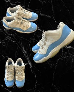 Jordan 11 Retro Low "University Blue" white & blue trainers