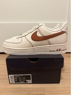 Nike Air Force 1 Low “Ivory Saddle Brown” Men’s Size 8.5 HQ2037-101
