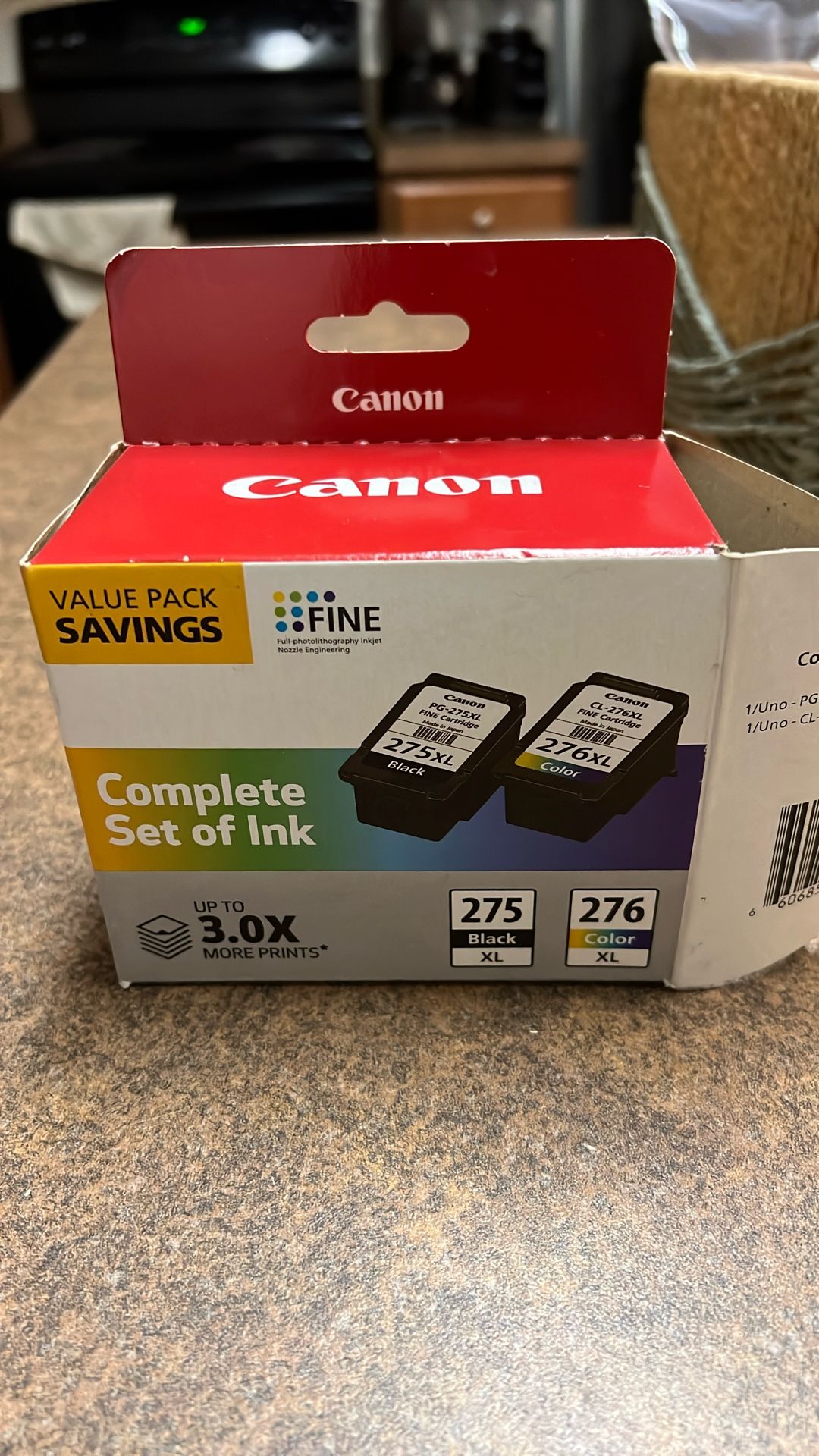 Canon PG 275xl and 276xl