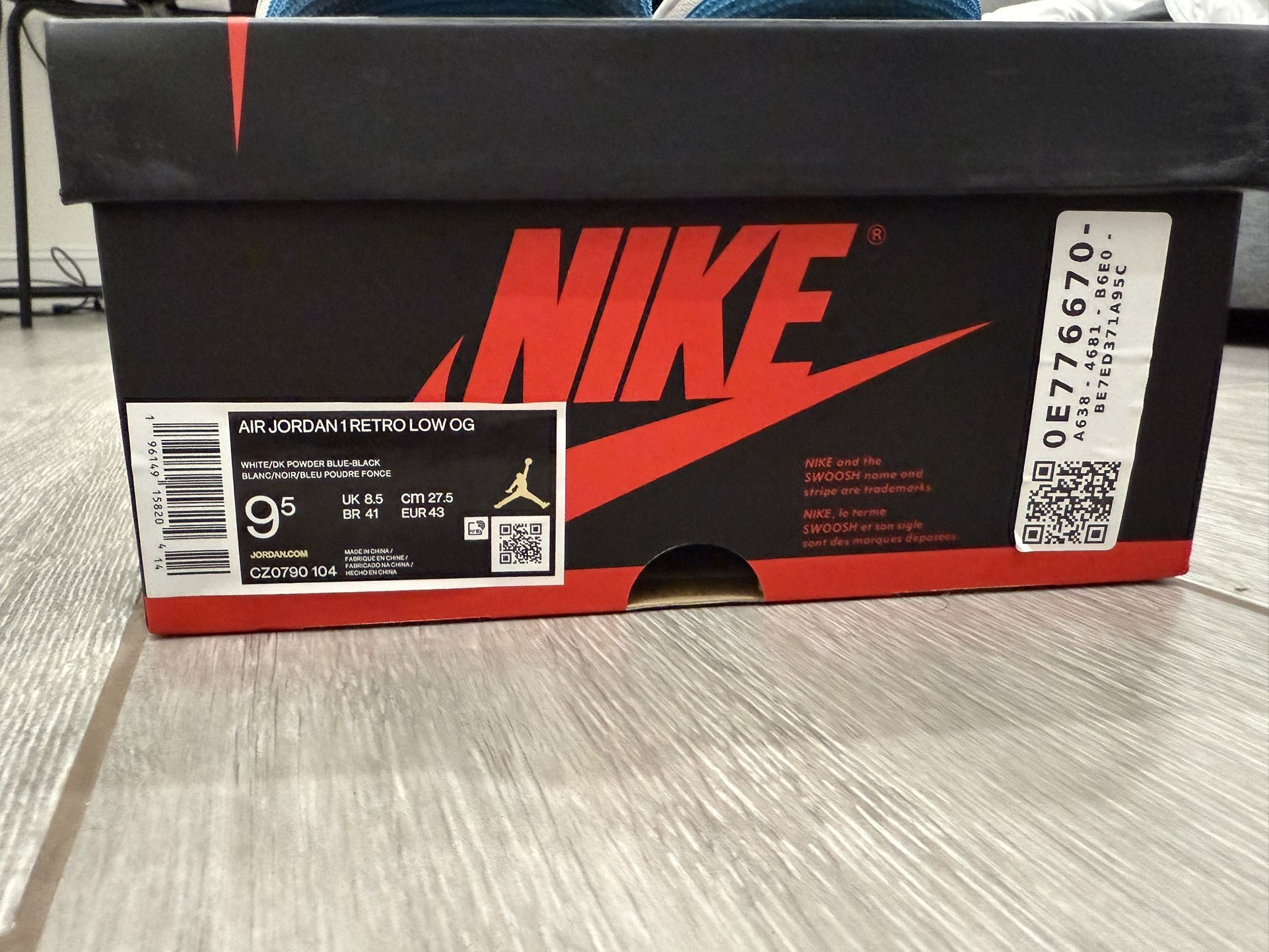 Jordan 1 Low UNC Size 9.5