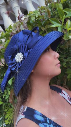 Blue hat