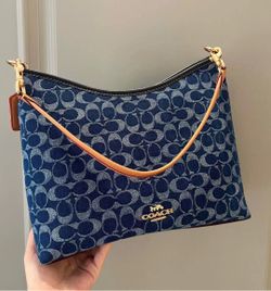 Coach Laurel Bag Denim New