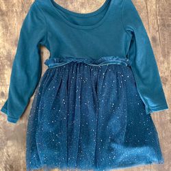 3T Teal Tulle Dress 