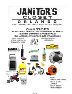 Janitor's Closet Of Orlando