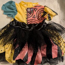  Toddler/Baby Girl Nightmare Before Christmas/Disney Halloween Costume Sally Dress  Size 12-18 Months 