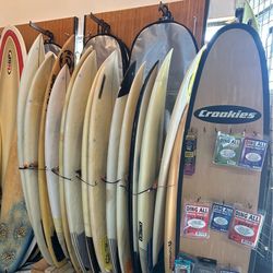 Surfboards at Catch A Wave SurfShop in Coconut Grove