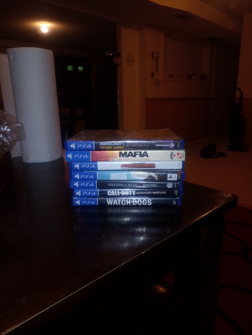 PS4 Video Games, Read Description Please 