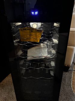 Wine Cooler with Glass Door and Digital Display