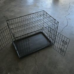 Black Wired Pet Crate