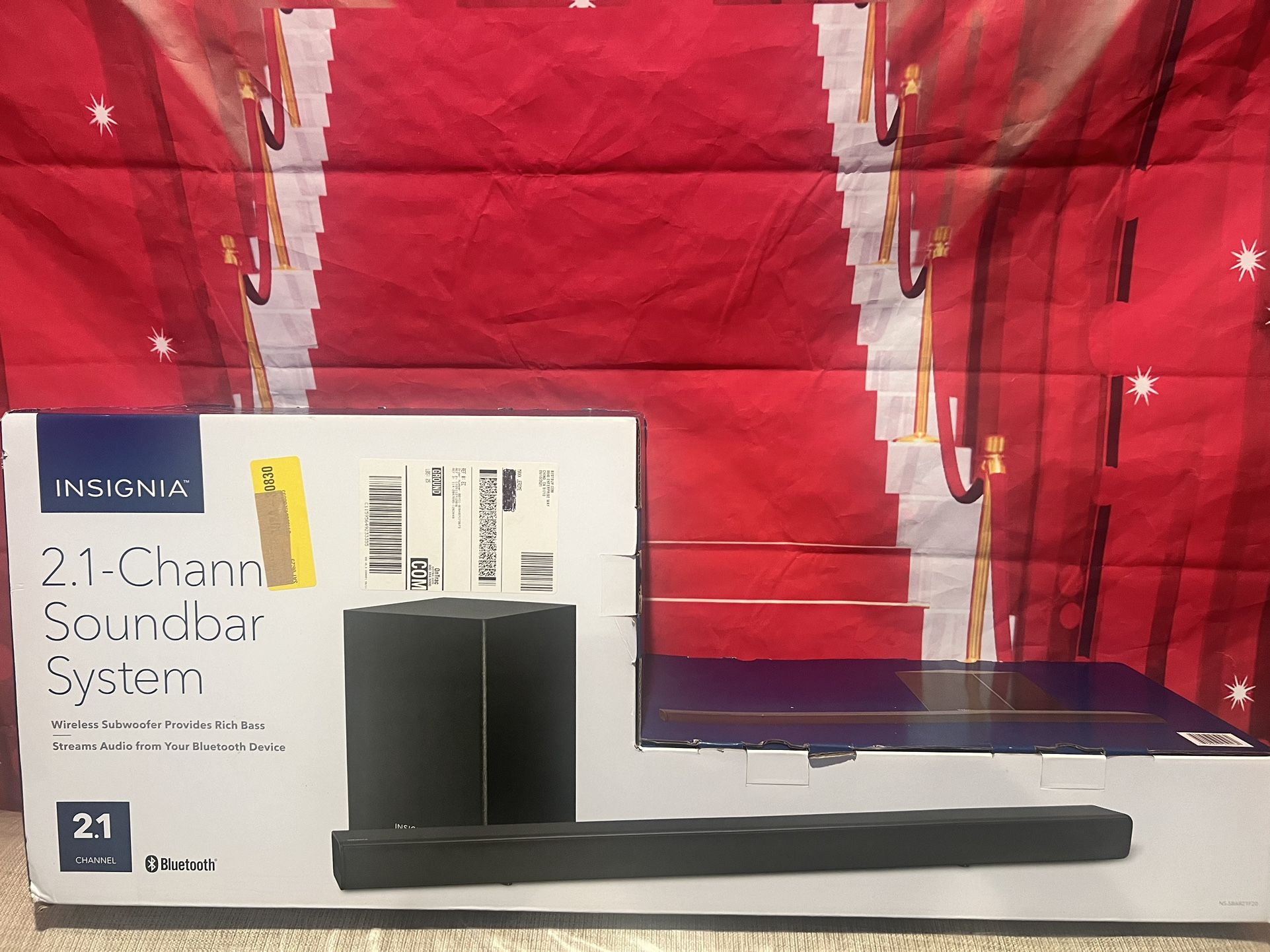 INSIGNIA NS SBAR21F20 Channel 80W Soundbar System with