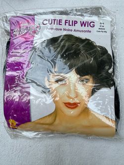 Rubie's Cutie Flip Wig Black