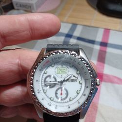 Mens Silver Puma Watch, ONE Use Like New Only PICK Up 