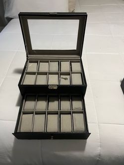 20-Slot Double Layer Watch Box
