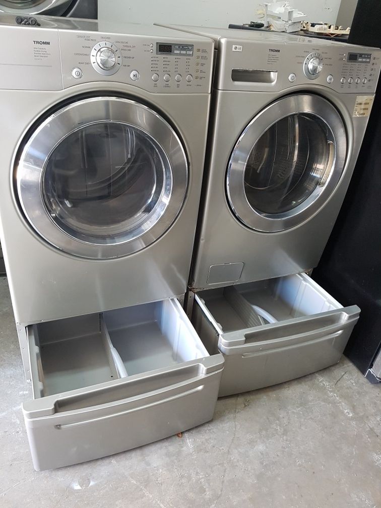 LG washer and dryer