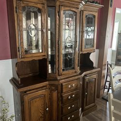 Oak Hutch