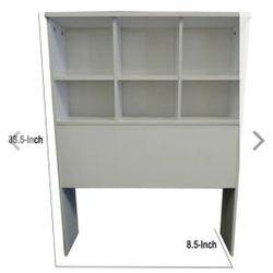 Twin bookcase headboard
