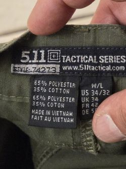 5.11 Men’s Regular Fit Taclite Pro Ripstop Cargo Pant