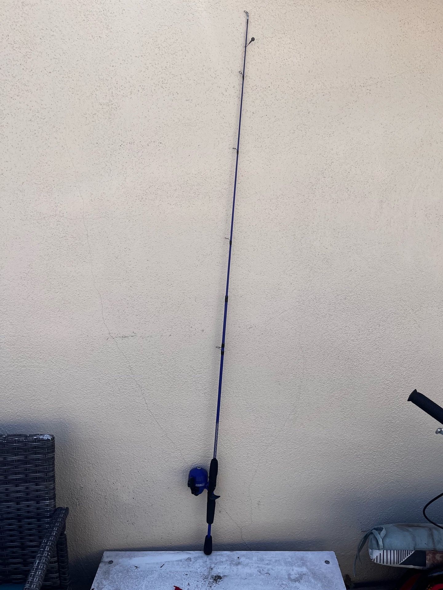 Dark Blue Fishing Rod