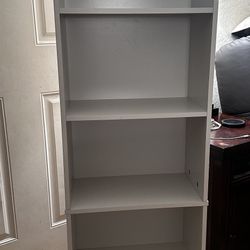 White Bookshelf