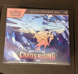 Pokémon TCG Mega Evolution Chaos Rising Elite Trainer Box