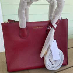 Michael Kors, Mercer Collection, Cherry, LRG Conv Tote
