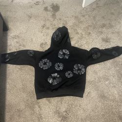 denim tears hoodie black 