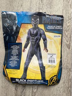 Light up blackpanther costume