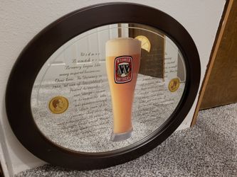 Widmer Brothers Mirrored Beer Sign Wall Decor
