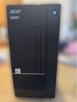 Acer Aspire TC-875 Desktop — i5-10400, 8GB RAM, 256GB NVMe SSD + 1TB HDD, Windows 11