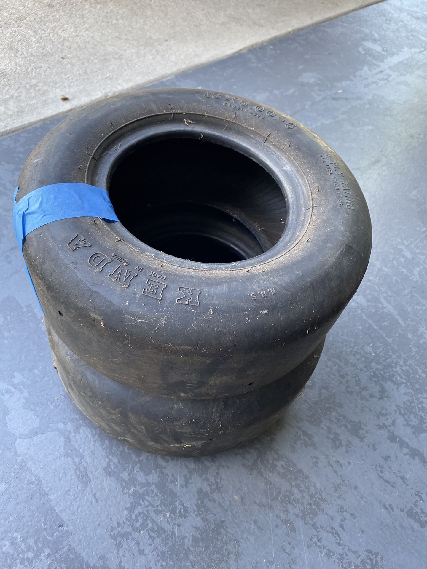 2 front lawn mower tires