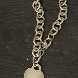 Tiffany & Co. Heart Charm Bracelet 7.5”