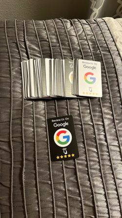50 google review cards