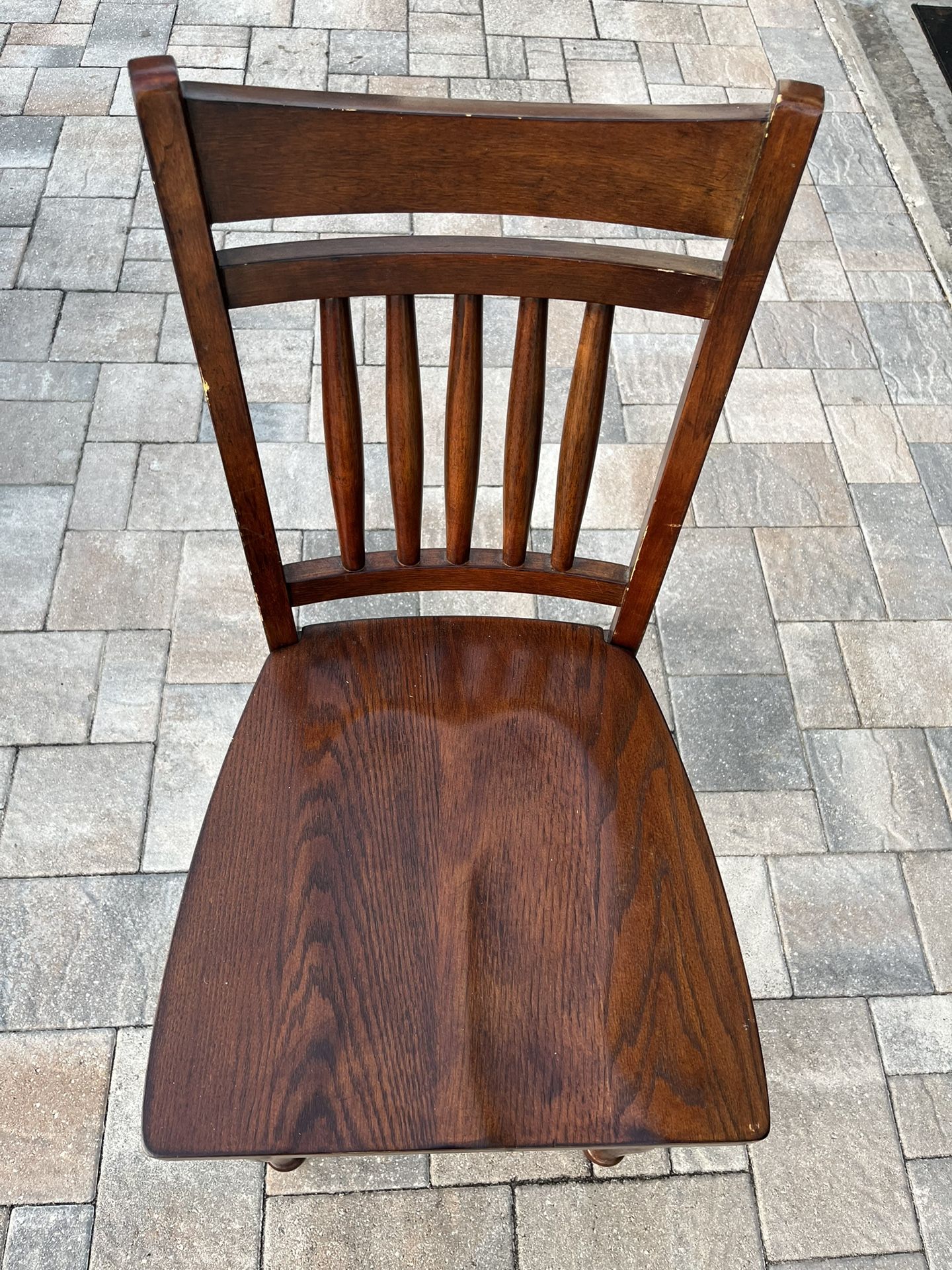 Bar Chair Sturdy Solid Wood