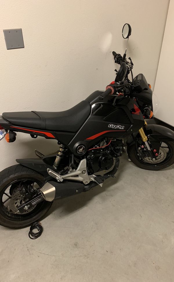 orange honda grom