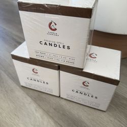 Candle Charisma 100 Brown Candles - 4" Unscented (3 pack )