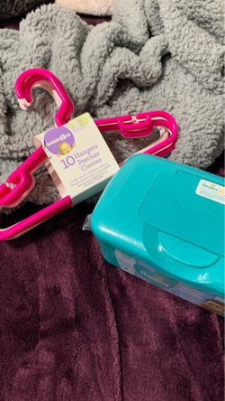 wipes + hangers