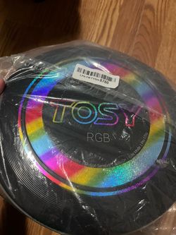 TOSY Ultimate Disc 36 RGB LED Lights Super Bright Frisbee Flying Toy 175g Black