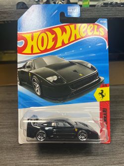Hot Wheels Ferrari F40 Black Die-Cast Car