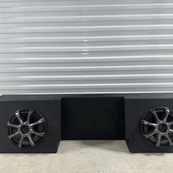2 10” Kicker Subwoofers w/ Box 