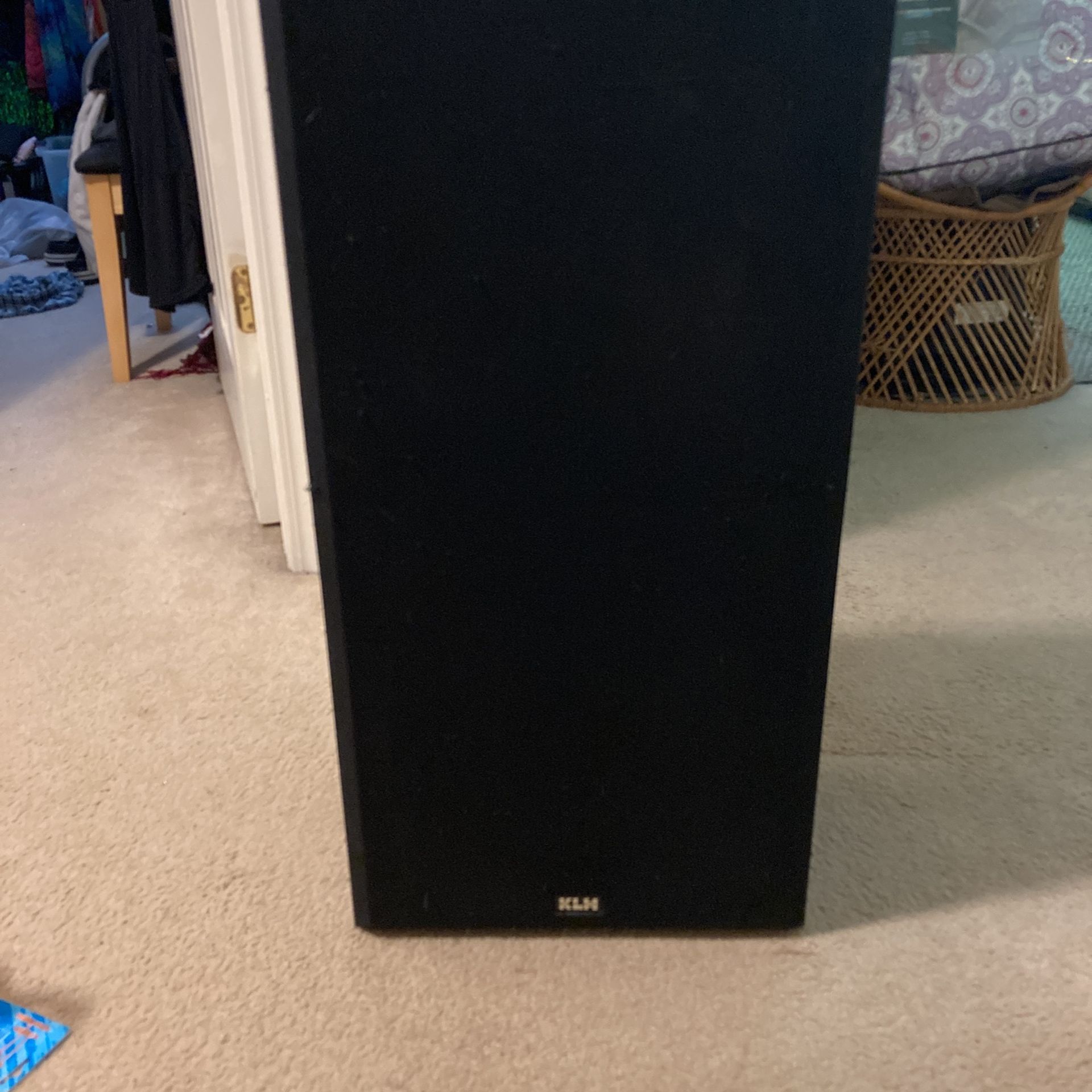 Vintage Klh 12 Inch Floor Speakers