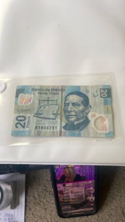 2007 Mexico $20 Pesos 