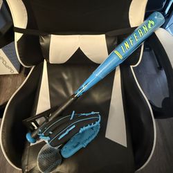 Tee Ball Bat, Glove & Ball 