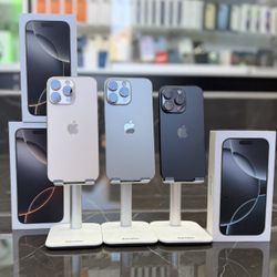 iPhone 16 Pro & iPhone 16 Pro Max ((Take It Home In Payments/ llévatelo a casa en pagos) 