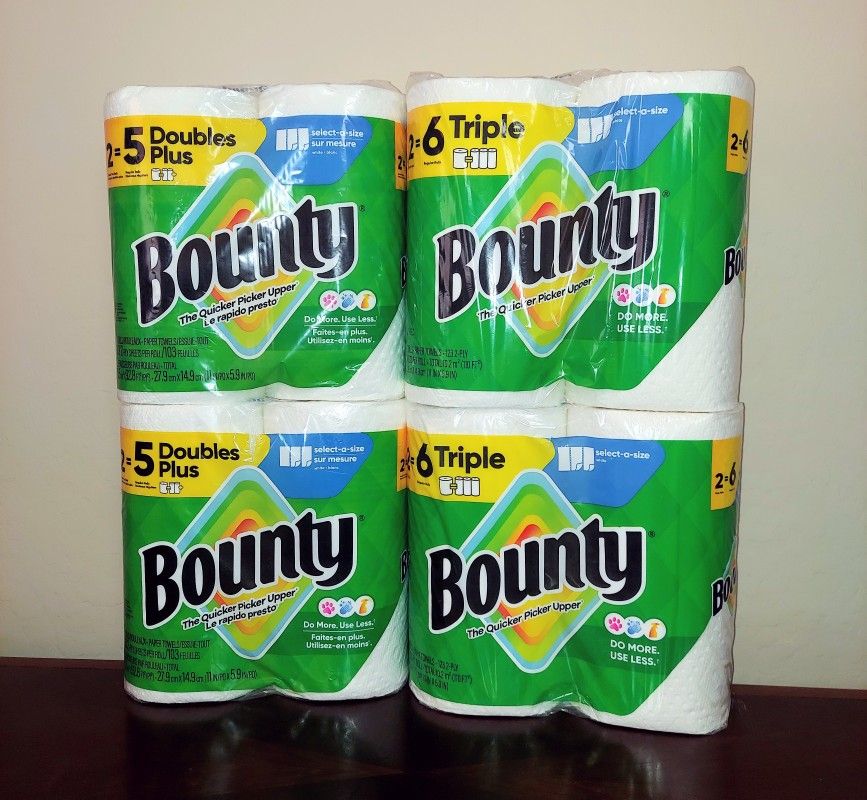 Bounty Paper Towels $5 per pack (FIRM) - X Streets Ray and Higley