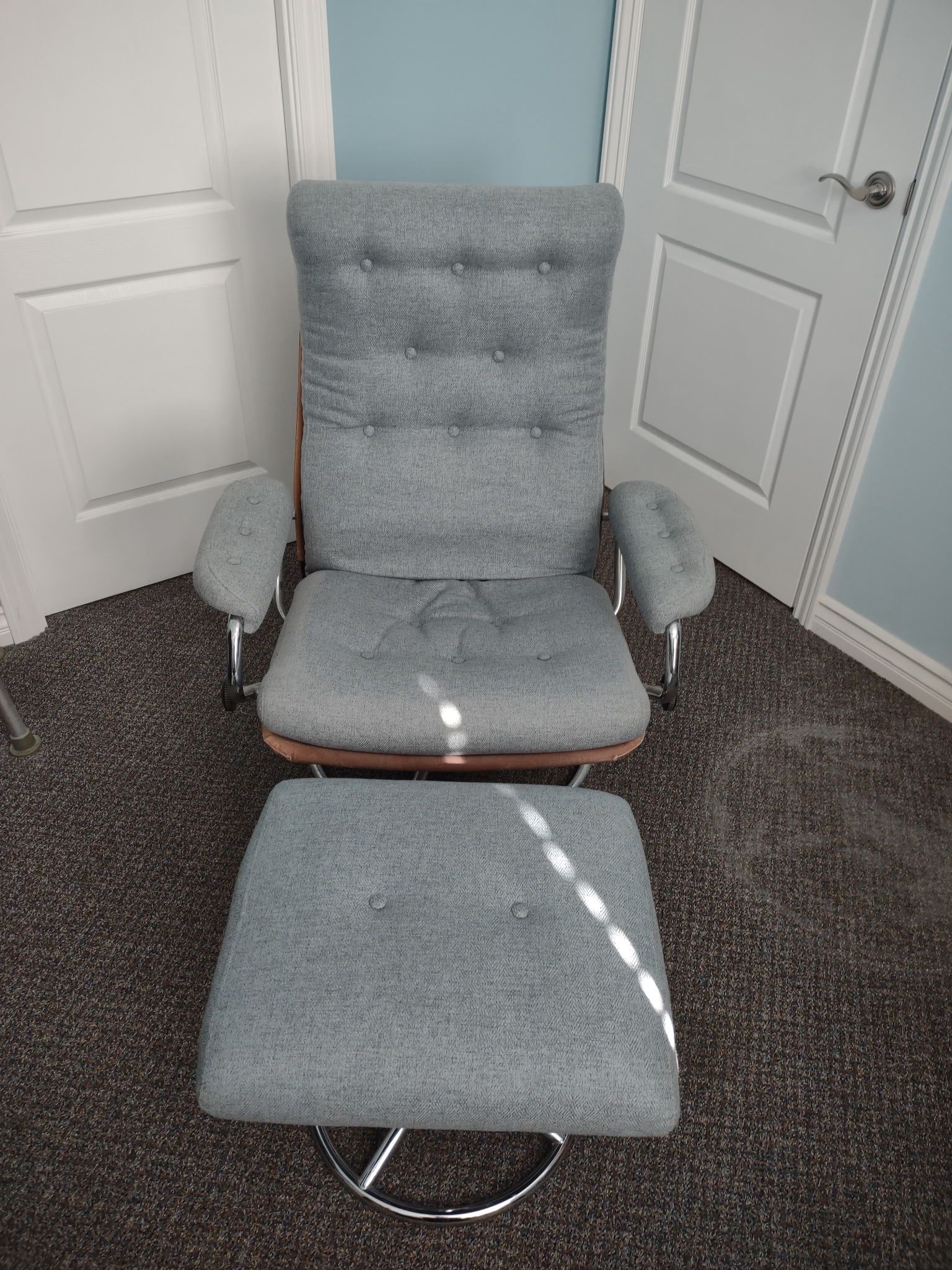 Chair And Foot Stool