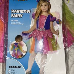 Rainbow Fairy Costume 5T-6T 