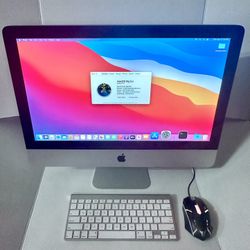 FIRM PRICE - iMac 21.5” w/ Magic Keyboard & RGB Gaming Mouse • 8gb Ram • 500gb HDD • Quad Core i5 • Excellent Condition