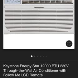 12,000 Btu New AC