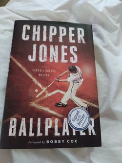 Chipper Jones Signed Book 