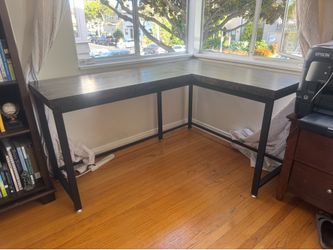 L shaped desk